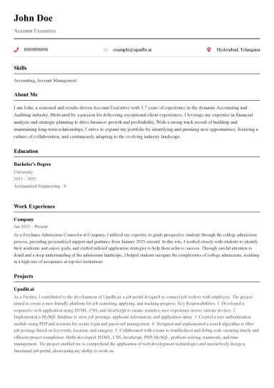 Resume Template 3