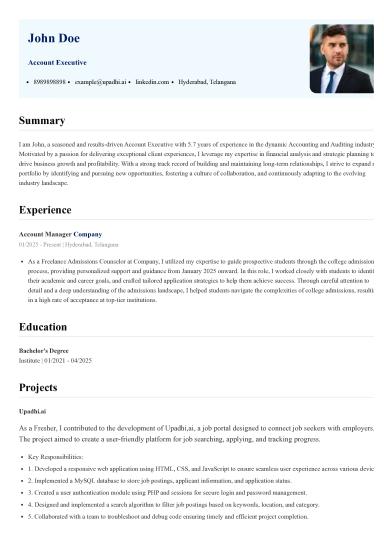 Resume Template 5