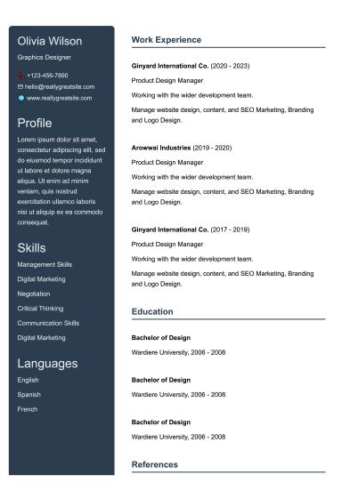 Resume Template 6